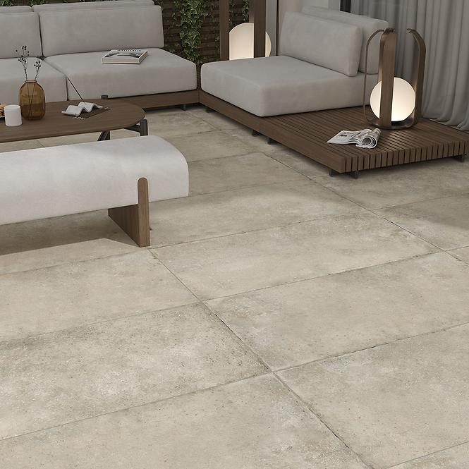 03OX+TOSKANA RUSTIC 20MM GREY MATT RECT 59.3X59.3