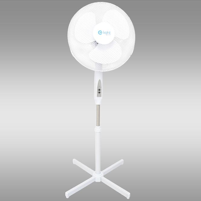 45EW WENTYLATOR PODŁOGOWY EKW562 WHITE Z PILOTEM 16”