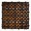 Terrassendeck WPC Teak - Holzstruktur 300x300,3