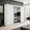 Schrank Palermo 250 Weiß + Spiegel,5