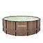 Pool Florida 3,66 x 1,22m Rattan mit eingebautem Skimmer