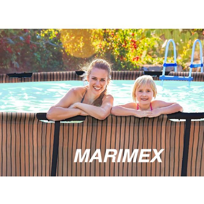 Pool Florida 3,66 x 1,22m Rattan mit eingebautem Skimmer
