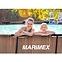 Pool Florida 3,66 x 1,22m Rattan mit eingebautem Skimmer,7