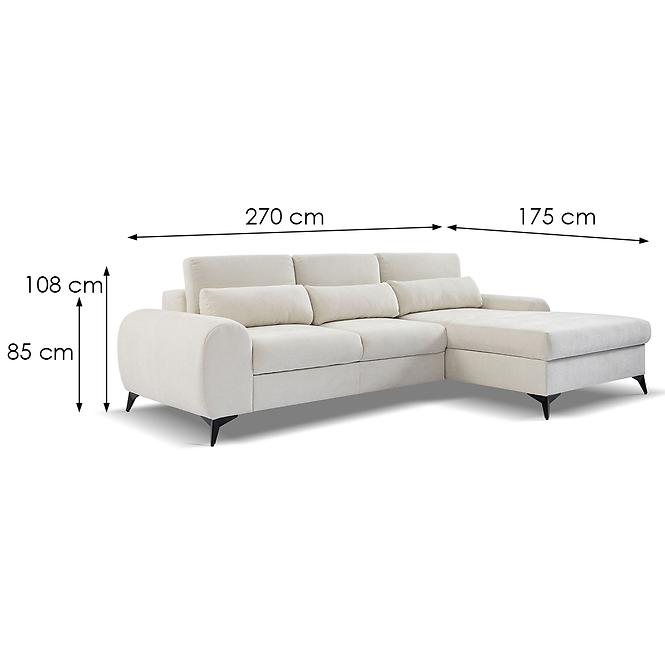 Ecksofa Milan L rechts Sereno 681