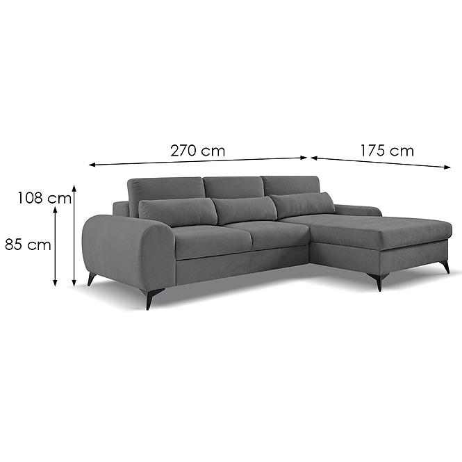 Ecksofa Milan L rechts Sereno 694