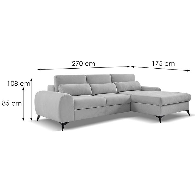 Ecksofa Milan L rechts Sereno 692