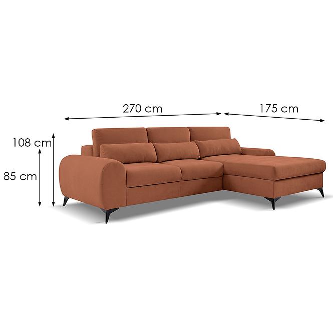 Ecksofa Milan L rechts Sereno 688