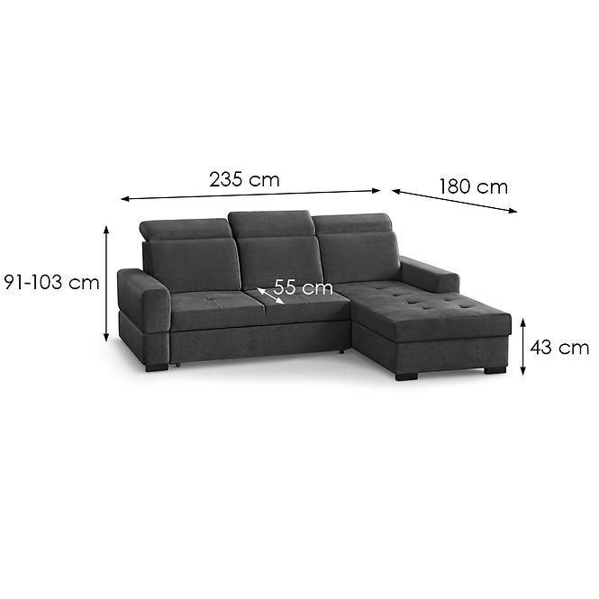 Ecksofa Axel Mini rechts Voss 18,6