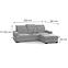 Ecksofa Axel Mini rechts Voss 07,6