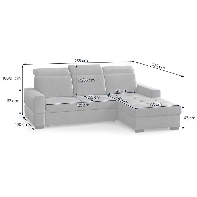 Ecksofa Axel Mini rechts Voss 15
