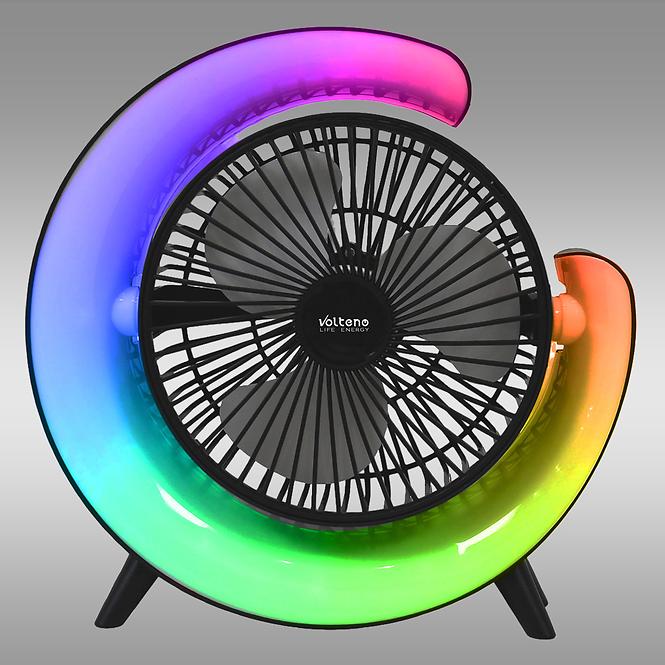 45VV VENTILÁTOR GAMING VO2546 USB 5W BLACK