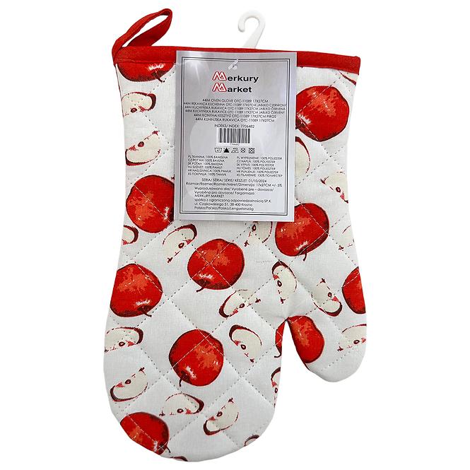 Ofenhandshuh OTC-11089 17x27 cm roter Apfel