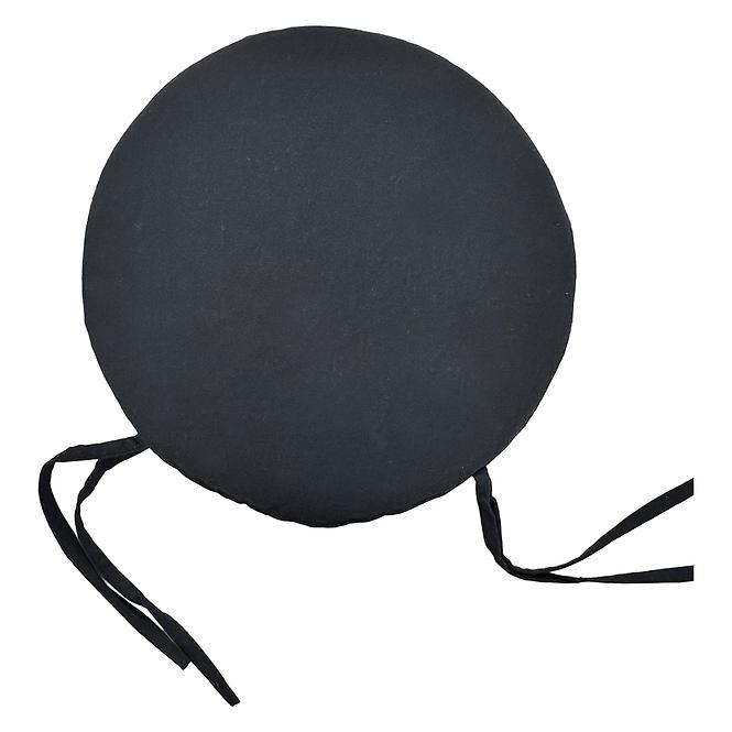 Stuhlkissen SSE-AAT-CP-3475 (2 cm) Schwarz, rund