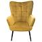 Sessel Jet WX-2931-1T Yellow Velvet 20,4