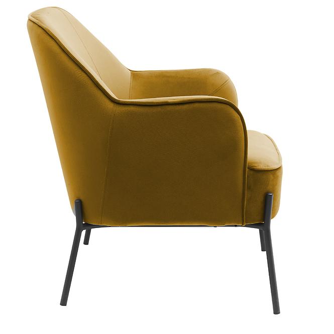 Sessel Bob WX-2924 Yellow Velvet 20