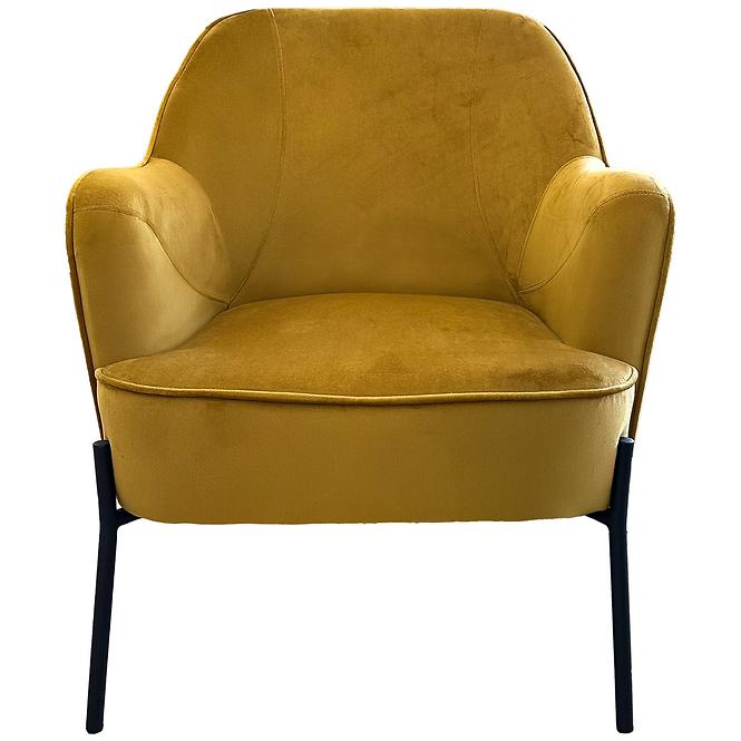 Sessel Bob WX-2924 Yellow Velvet 20
