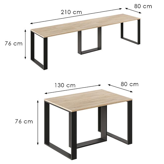 Tisch Borys 210 Eiche cremona torro