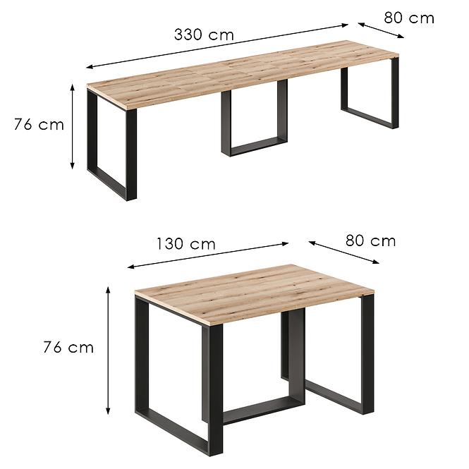 Tisch Borys 330 Eiche evoke