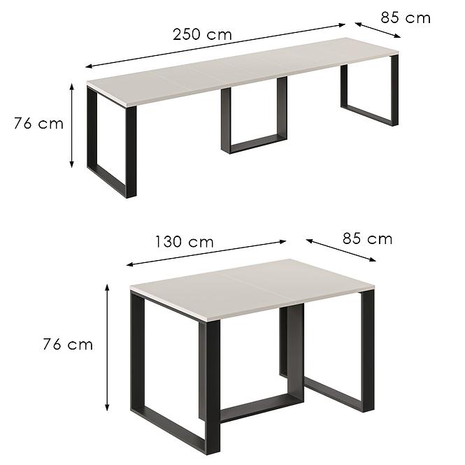 Tisch Borys Max 250 Kaschmir