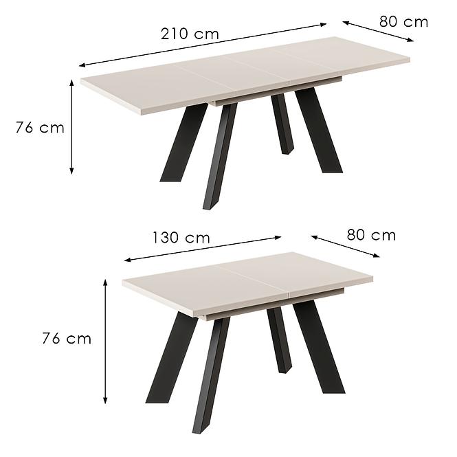 Tisch Como-210 Kaschmir