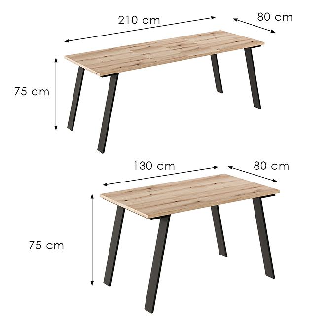 Tisch Liwia-210 Eiche evoke