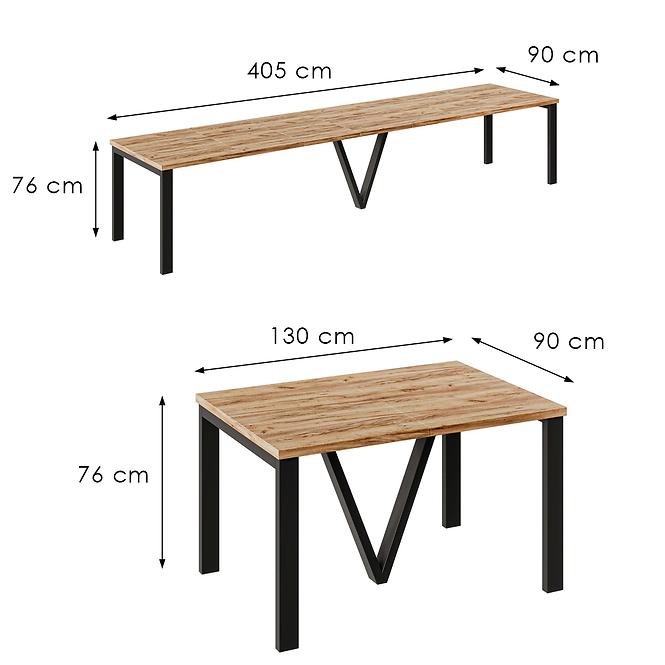 Tisch Titan Eiche Craft
