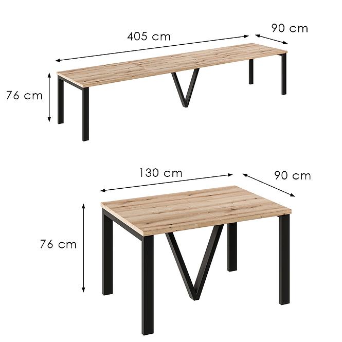 Tisch Titan Eiche evoke