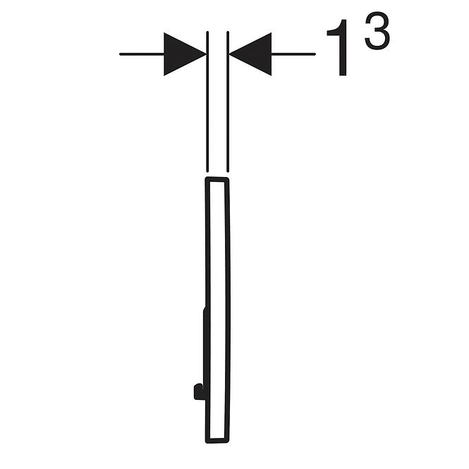 Betätigungsplatte Sigma 01 115.770.21.5 CH P,3