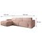 Ecksofa Pado L Now Or Never 61,3