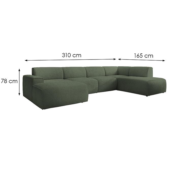 Ecksofa Pado U Now or Never 37 rechts