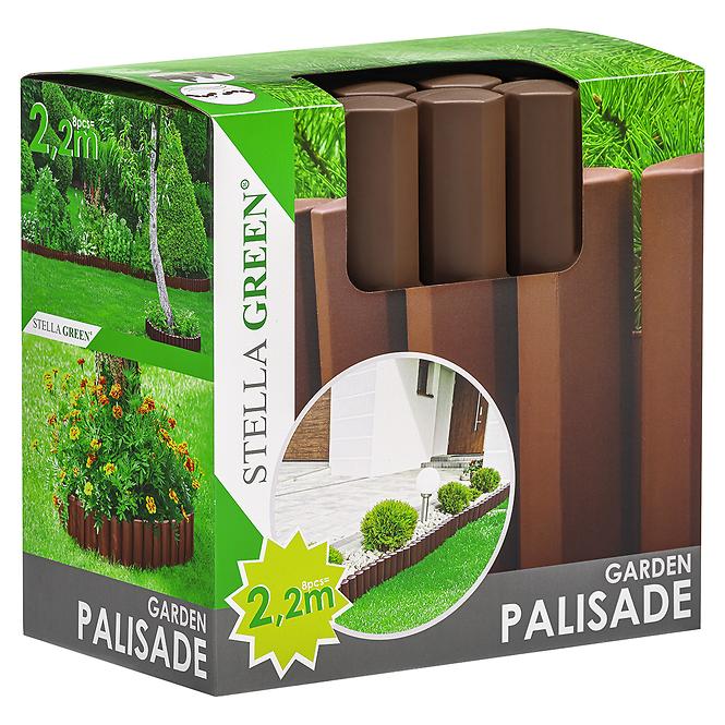 Gartenpalisade PA22 (Set 8 Stk.) Stella Green  Braun,9