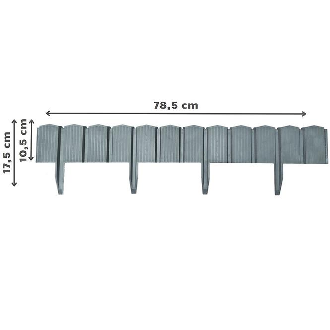 Gartenpalisade PA80 (Set 5 Stk.) Stella Green Anthrazit