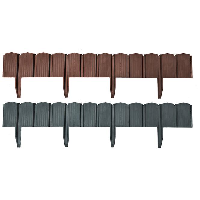 Gartenpalisade PA80 (Set 5 Stk.) Stella Green  Braun