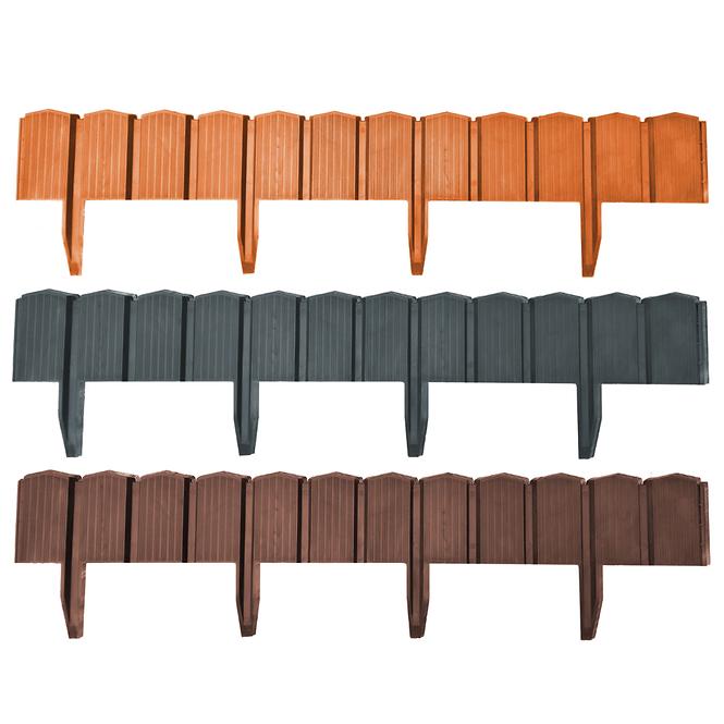Gartenpalisade PA80 (Set 5 Stk.) Stella Green  Braun