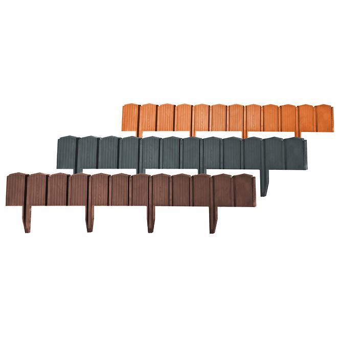 Gartenpalisade PA80 (Set 5 Stk.) Stella Green  Braun
