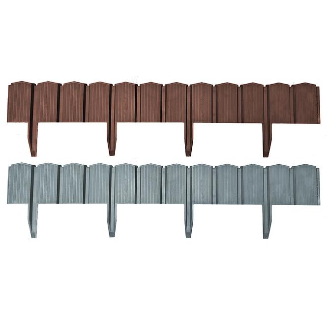 Gartenpalisade PA80 (Set 5 Stk.) Stella Green  Braun