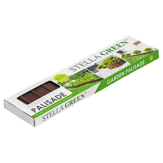 Gartenpalisade PA80 (Set 5 Stk.) Stella Green  Braun