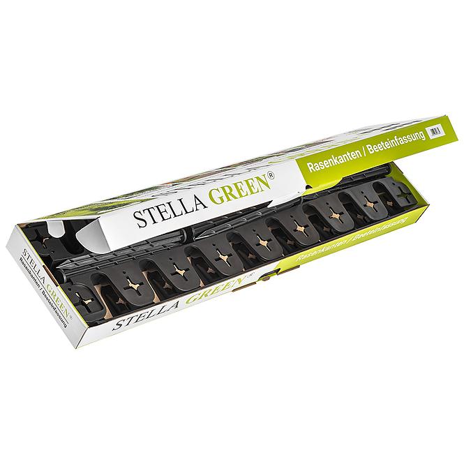 Set mit 4 Kanten + 12 Ankern SE45 BOX Schwarz