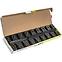Set mit 4 Kanten + 12 Ankern SE45 BOX Schwarz,5