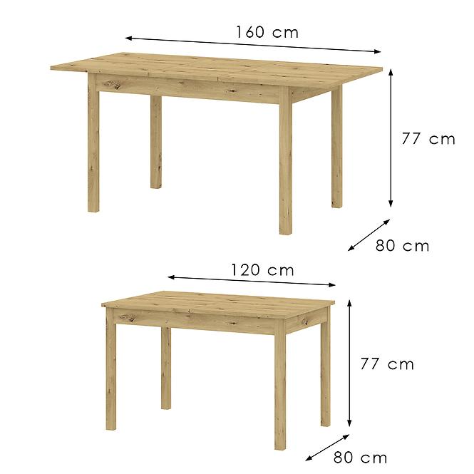 Tisch Sendi 120 Dar artisan