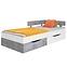 Sigma Si16 Bett Weiß Lux/Beton