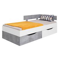 Sigma Si15 Bett Weiß Lux/Beton