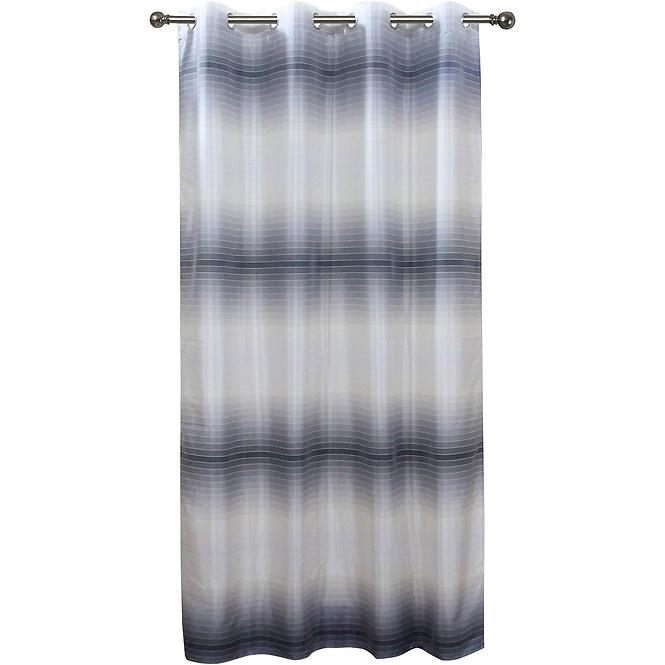 Vorhang mit Ringen Milano 140x250 16817 grau