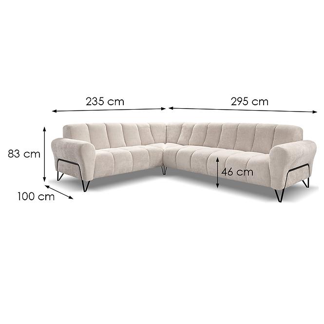 Ecksofa Volare L links Vega 02