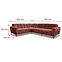 Ecksofa Volare L links Vega 08,3