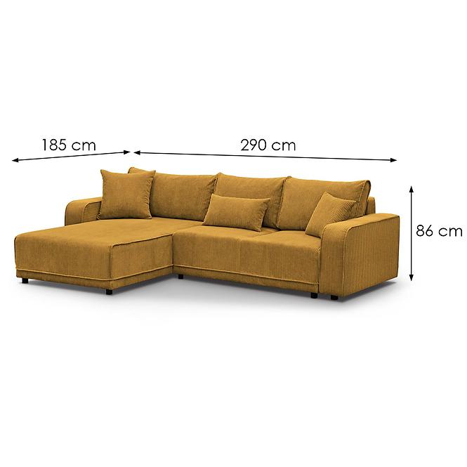 Ecksofa Primo L links Poso 01,7