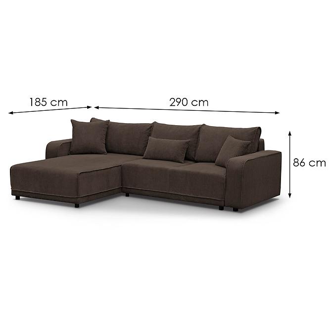 Ecksofa Primo L links Poso 06,7