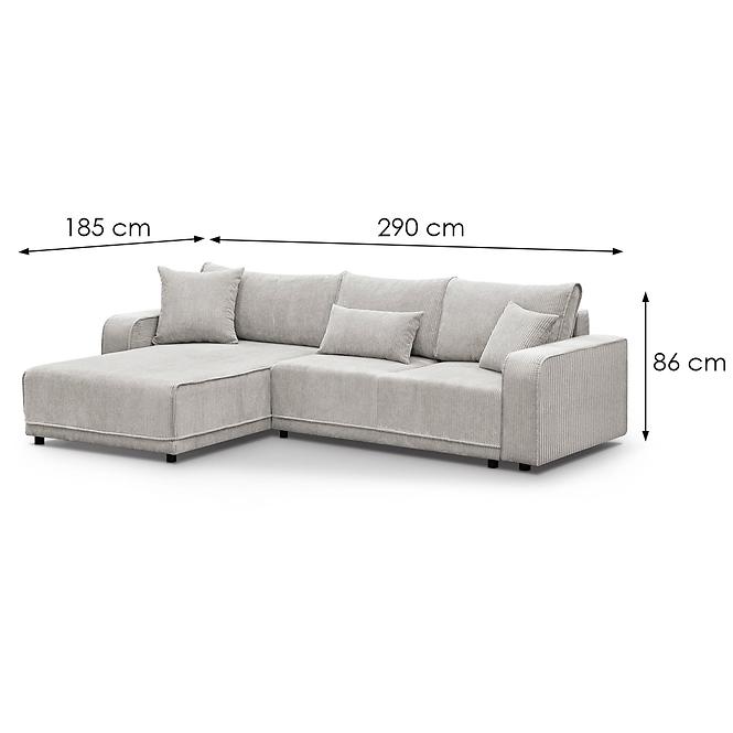 Ecksofa Primo L links Poso 100,7