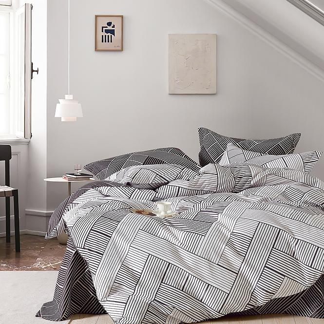 Bettwäsche aus Baumwollsatin ALBS-01351B 160x200 Lasher