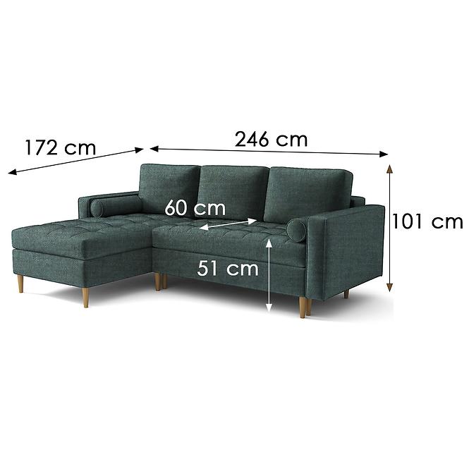 Ecksofa Monza L Viva 12